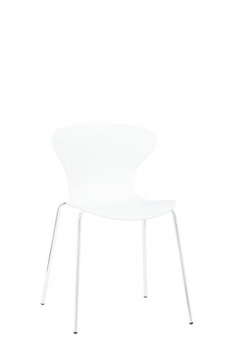 Plastová židle ZOOM, bílá