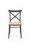Jídelní židle K512 (černá/hnědá)