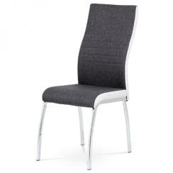 Jídelní židle DCL-433 GREY2 (chrom/šedá)