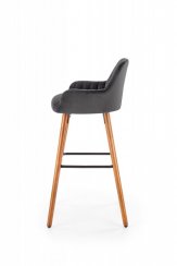 Barová židle H-93 (tmavě šedá)