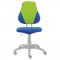Rostoucí židle FUXO V-LINE SU7/SU34 (modrá/zelená)