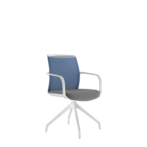 Konferenční židle LEAF 506,F90-WH