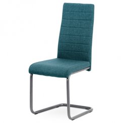 Jídelní židle DCL-400 BLUE2 (antracitová/modrá)