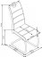Jídelní židle K-349 (šedá) - VÝPRODEJ SKLADU