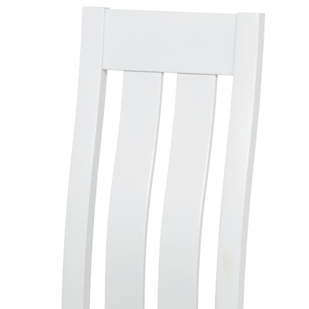 Jídelní židle BC-2602 WT (bílá/hnědá)