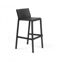Barová židle Trill, polypropylen (černá)