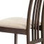 Jídelní židle BC-2482 WAL (ořech/krémová)