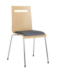 Skořepinová židle ELSI TC SEAT UPH, čalouněný sedák