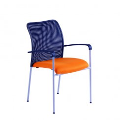 Konferenční židle Triton NET (oranžová)