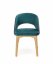 Jídelní židle MARINO (zelená/medový dub)