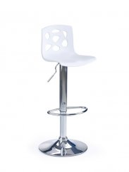 Barová židle H-48 (bílá) - VÝPRODEJ SKLADU