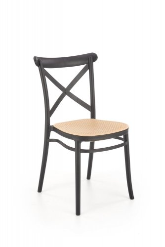 Jídelní židle K512 (černá/hnědá)