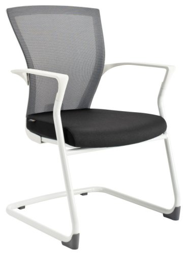 Židle Merens White Meeting BI 201 (černý sedák)
