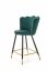 Barová židle H-106 (tmavě zelená)