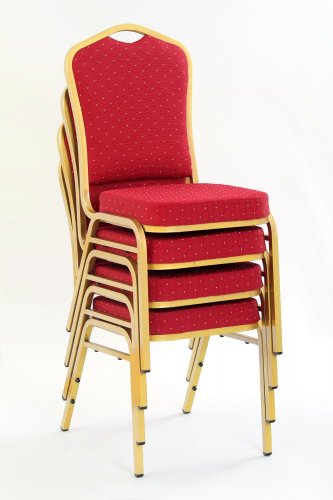 Jídelní židle K-66 (zlato-bordová)