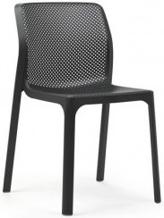 Židle Bit (antracitová), polypropylen