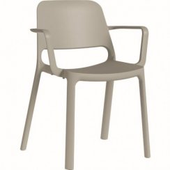 Plastová židle DUKE, s područkami