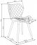 Jídelní židle K-277 (šedá/bílá) - VÝPRODEJ SKLADU