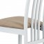Jídelní židle BC-2482 WT (bílá/béžová)
