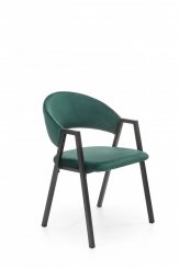 Jídelní židle K473 (tmavě zelená) - VÝPRODEJ SKLADU