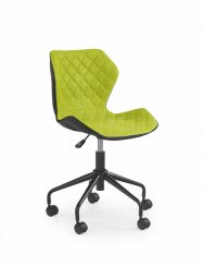 Dětská židle MATRIX (černo-zelená) - VÝPRODEJ SKLADU
