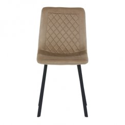 Jídelní židle DCL-973 CAP4 (černá/cappuccino samet)