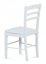 Jídelní židle AUC-004 WT (masiv/bílá)