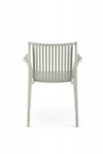 Zahradní židle K492, stohovatelná (šedá)