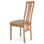 Jídelní židle BC-2482 BUK3 (buk/béžová)