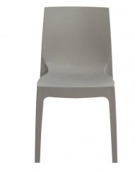 Židle Rome, polypropylen (šedá)