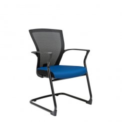 Židle Merens Meeting BI204 (modrý sedák)