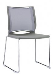 Konferenční židle 3330 Lite/S MESH (plastový sedák, síťovaný opěrák)