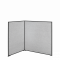 Čalouněný paraván Slim Walls SL-WALL,LX (150x140 cm) - dvoudílný, levý