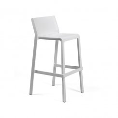 Barová židle Trill, polypropylen (bílá)
