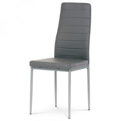 Jídelní židle DCL-377 GREY (šedá/šedá)
