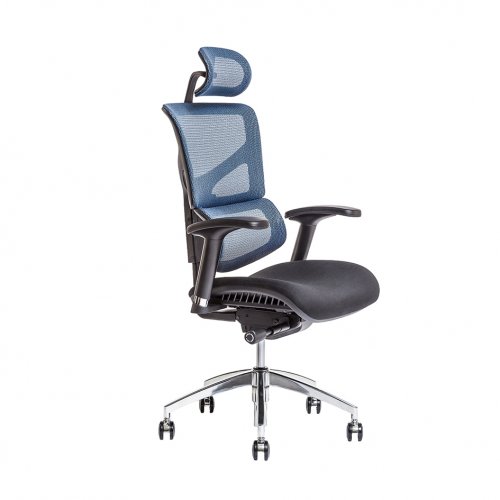 Kancelářská židle Merope SP IW 04 (modrá síťovina)
