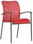 Konferenční židle Triton Black (červená)