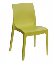 Židle Rome, polypropylen (zelená)