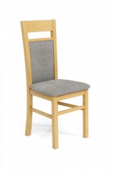 Jídelní židle GERARD 2 (šedá/dub medový)