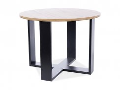 Konferenční stolek EGOA (dub wotan/černá)