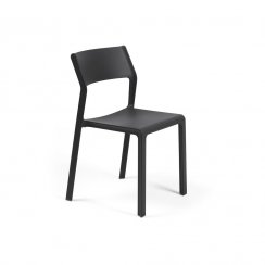 Židle Trill, polypropylen (černá)